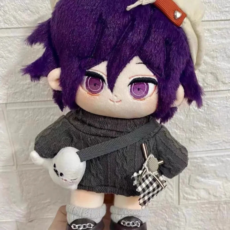 20Cm Danganronpa:Trigger Happy Havoc Kokichi Oma Anime Figures Plush Cosplay Dress up Cotton Doll Toy for Children Birthday Gift