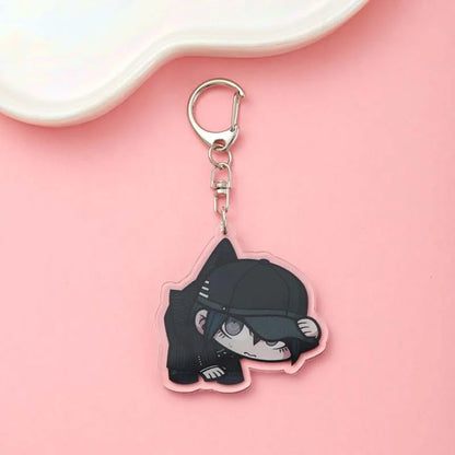 1/19Pcs Game Cartoon Danganronpa Acrylic Keychain Cute Backpack Pendant Funny Bag Charms Accessories Decoration Holiday Gifts