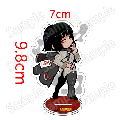 Anime Game Limbus Company Acrylic Stand Keychain 10Cm Chibi Yi Sang Dante Faust Don Quixote Desk Decor Collectible Fans Gift